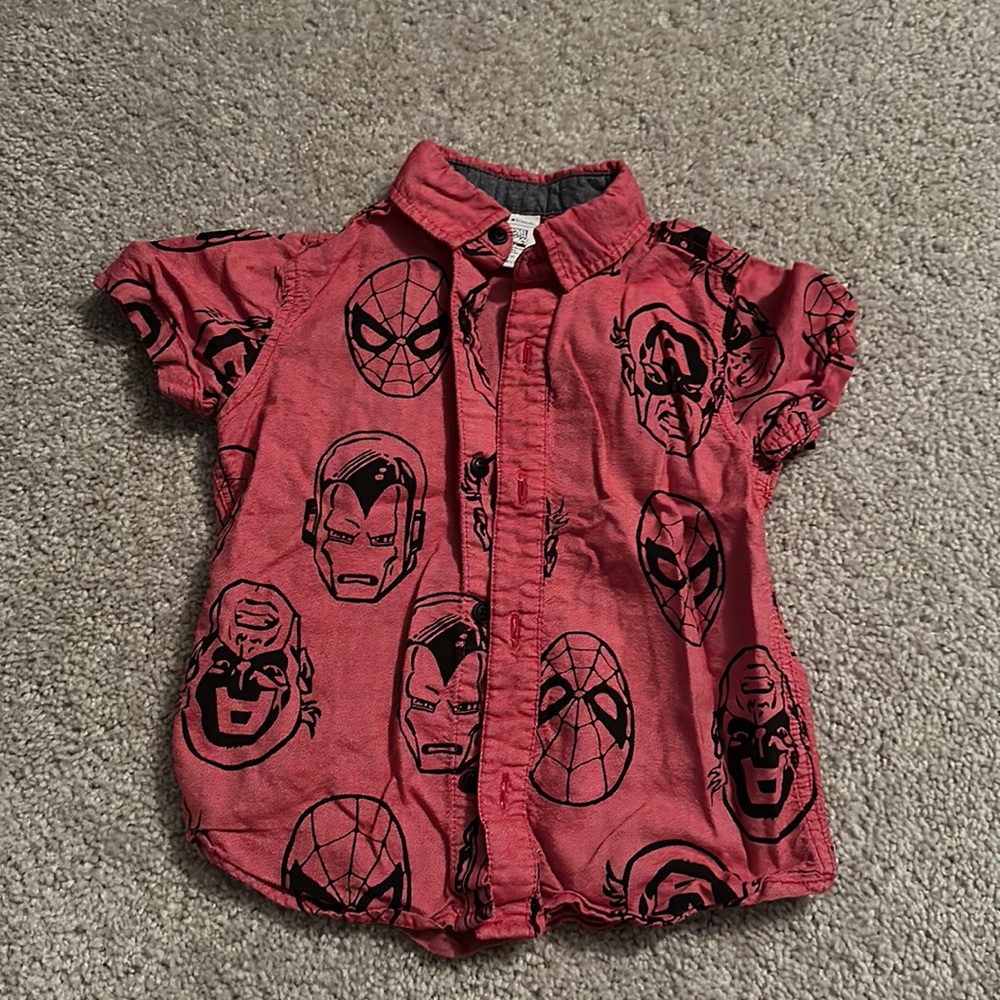 Marvel button down